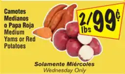 El Super Medium Yams or Red Potatoes offer