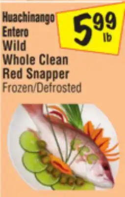 El Super Wild Whole Clean Red Snapper offer