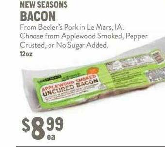 New Seasons Market New Seasons Bacon offer