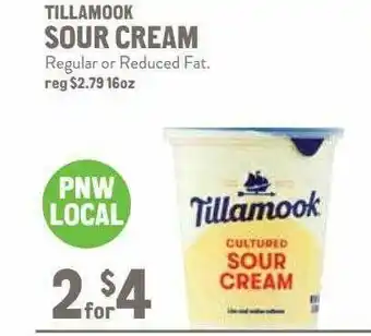 New Seasons Market Tillamook Sour Cream offer