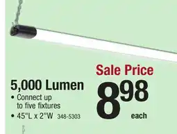 Menards Performax 5000 Lumen 45 LED Shop Light offer