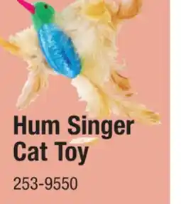 Menards SmartyKat Hum Singer Cat Toy offer