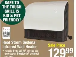 Menards Heat Storm 1,500W WiFi Sedona Infrared Heater offer