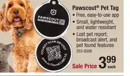 Menards Pawscout The Smart Pet Tag offer