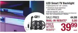 Menards Feit Electric Smart Wi-Fi Color Changing LED TV Backlight offer