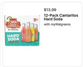 Walgreens 12-Pack Cantaritos Hard Soda offer