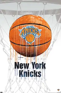 Walmart NBA New York Knicks - Drip Basketball 21 Wall Poster, 22.375 x 34 offer