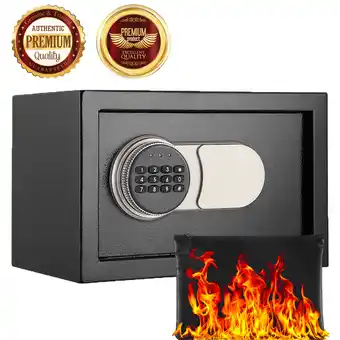 Walmart Bigfeliz 0.5 Cu.ft. Safes,Fire and Water Resistant Safe Box with Digital Keypad and Alarm System offer