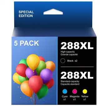 Walmart 288XL Ink Cartridges Compatible Epson 288 Ink Cartridges XP-440 XP-330 XP-340 XP-430 XP-446 XP-434 offer