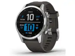 Walmart Garmin fenix 7S 42mm Multisport GPS Smartwatch, Silver with Graphite Band offer