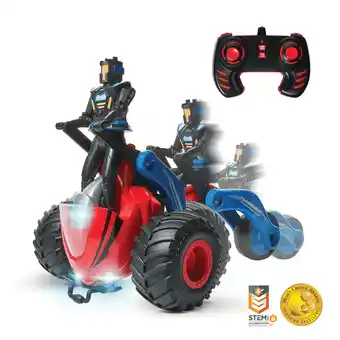 Walmart Force1 RC Monster Storm Rider Stunt Car, STEM LED Lights, Rechargeable Toy for Kids Ages 6+ (Red) offer