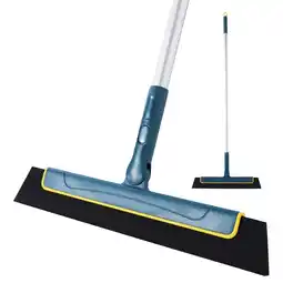 Walmart Eyliden 13.4 in Foam Blade Squeegee for Floor Sqeegee with Adjustable Aluminum Pole, 54in Long, Blue offer