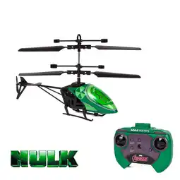 Walmart World Tech Toys Marvel Hulk Mini 2 Channel IR RC Helicopter with USB Charger offer