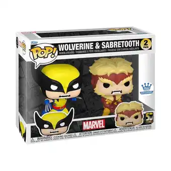 Walmart Funko Pop! Marvel X-Men: Wolverine & Sabretooth 2-Pack (Exclusive) offer