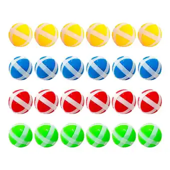 Walmart 24Pcs Fabric Dart Board Sticky Balls Dart Hook and Loop Balls Darts Game Accessories offer