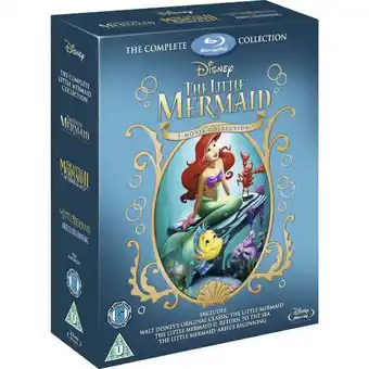 Walmart The Little Mermaid: 3-Movie Collection (Blu-ray), Disney, Action & Adventure offer