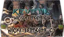 Walmart Kryptik Trading Card Game Wicked Prophecy (Wave 1) Booster Box (36 Packs) offer