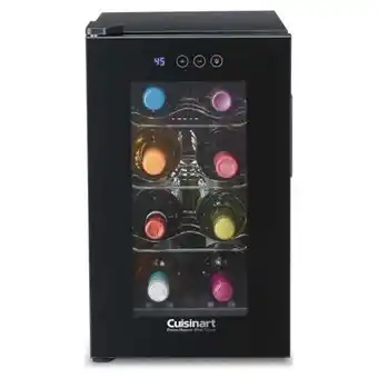 Walmart Cuisinart 8-Bottle Reserve Wine Cellar, Black offer