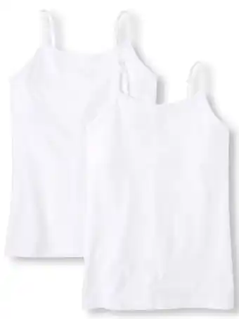 Walmart The Children's Place Girls Layering Cami, 2-Pack, Sizes XS-XXL offer