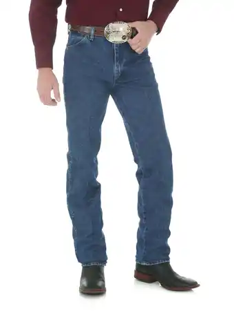 Walmart Wrangler Men's Western Cowboy Cut Slim Fit Jean - Stonewashed offer