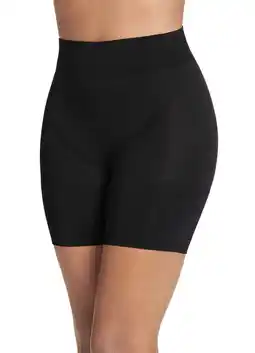 Walmart Jockey Women's Skimmies Tummy Smoothing Seamfree Mid-Waist Mid-Thigh Short offer