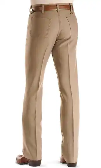 Walmart wrangler men's wrancher dress pant,dark beige,38x34 offer