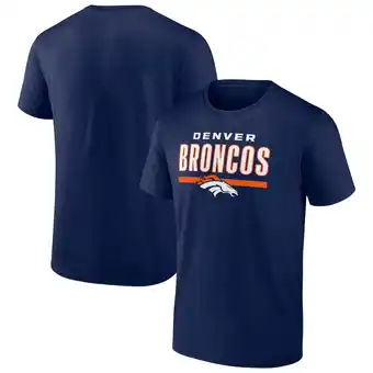 Walmart Men's Navy Denver Broncos Speed & Agility T-Shirt offer