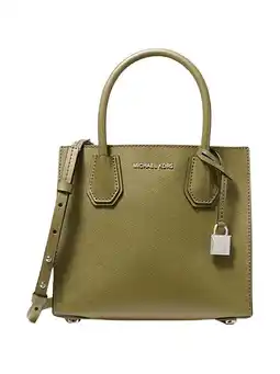 Walmart Michael Kors Mercer Medium Messenger Leather Bag offer