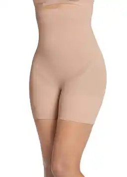 Walmart Jockey Women's Skimmies Core Body Smoothing Seamfree High-Waist Mid-Thigh Short offer