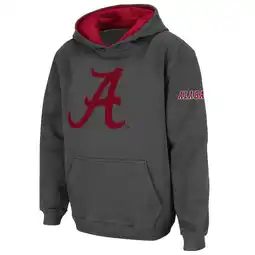 Walmart Youth Stadium Athletic Charcoal Alabama Crimson Tide Big Logo Pullover Hoodie offer