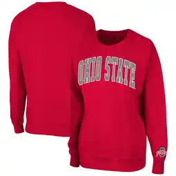 Walmart Women's Colosseum Scarlet Ohio State Buckeyes Campanile Pullover Sweatshirt offer