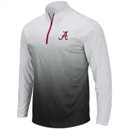 Walmart Men's Colosseum Gray Alabama Crimson Tide Magic Team Logo Quarter-Zip Jacket offer