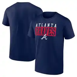 Walmart Men's Fanatics Navy Atlanta Braves Hard To Beat T-Shirt offer