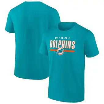 Walmart Men's Aqua Miami Dolphins Speed & Agility T-Shirt offer