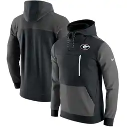 Walmart Men's Nike Black Georgia Bulldogs AV-15 2.0 Slim Fit Pullover Hoodie offer