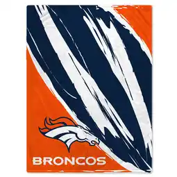 Walmart Denver Broncos 60'' x 80'' Retro Jazz Coral Fleece Blanket offer