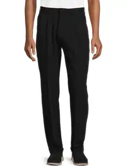 Walmart George Men's and Big Men's Premium Comfort Stretch Pleated Cuffed Suit Pants offer