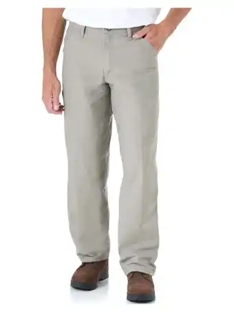 Walmart Wrangler Rustler Men'and Big Men's Canvas Carpenter Straight Leg Jeans offer