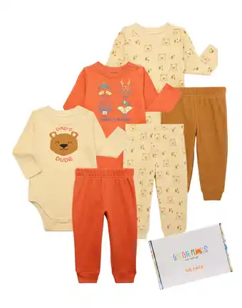 Walmart Garanimals Baby Boy Mix and Match Outfits Kid-Pack, 6-Piece, Sizes 0-24 Months offer