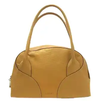 Walmart Pre-Owned LOEWE handbag leather yellow (Fair) offer