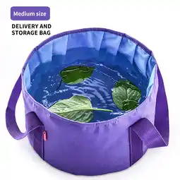 Walmart DFC Foldable Water Basin Foot Soak Bucket Foot soak Bag Multifunctional Bucket offer