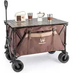 Walmart Whitsunday 200 lbs Capacity Utility Wagon Cart with Foldable offer