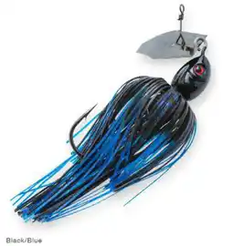 Walmart Z-Man PZ12-08 Project Z ChatterBait 1/2 oz. Black/Blue Fishing Lure Size 5 Hook offer