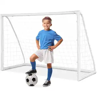 Walmart Costway Portable Soccer Goal, Weatherproof, 6x4 ft, for Backyard Training offer