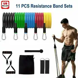 Walmart U'KING Anti-Slip Resistance Bands Set, Multi-Color (11 Piece) offer