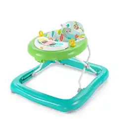 Walmart Bright Starts Tiny Trek 2-in-1 Baby Activity Walker, Jungle Vines - Unisex 6 Months+ offer