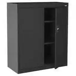 Walmart Sandusky Elite Series Adjustable 3- Shelf Freestanding Garage Cabinet, Black offer