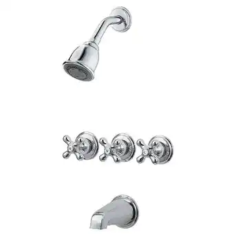 Walmart Pfister Pfirst Series 3-Handle Tub & Shower Multi-Fuction Showerhead and Tub Spout offer