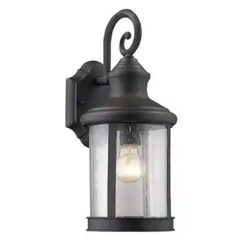 Walmart CHLOE Lighting GALAHAD Transitional 1 Light Rubbed Bronze Outdoor Wall Sconce 12 Height offer