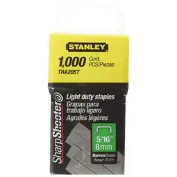 Walmart Stanley Light-Duty Tacker Staples 5/16 offer